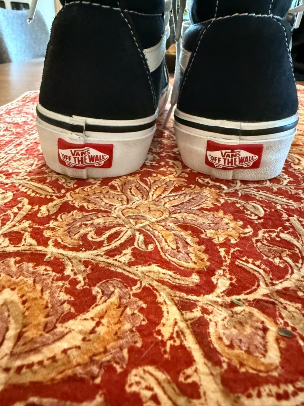 Vans Black and White High-Top Sneakers - Picture 5 of 9